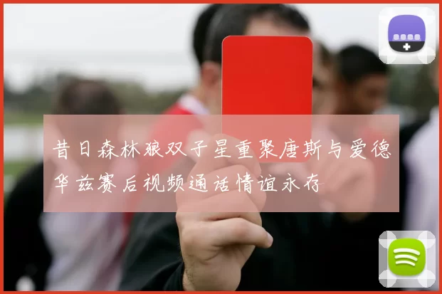 昔日森林狼双子星重聚唐斯与爱德华兹赛后视频通话情谊永存